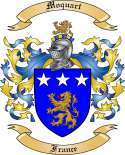 Moquart Family Crest from France