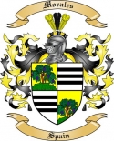 Morales Family Crest from Spain
