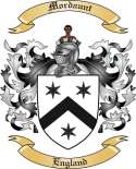 Mordaunt Family Crest from England