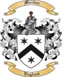 Morden Family Crest from England