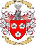 Moreau Family Crest from France