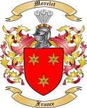 Morelet Family Crest from France