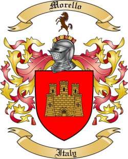 Morello Family Crest from Italy