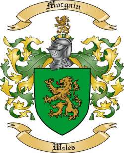 Morgain Family Crest from Wales2