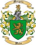 Morgain Family Crest from Wales2