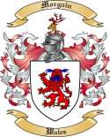 Morgain Family Crest from Wales