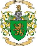 Morgaine Family Crest from Wales2