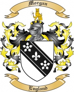 Morgan Family Crest from England