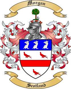 Morgan Family Crest from Scotland