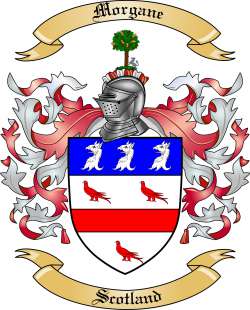 Morgane Family Crest from Scotland