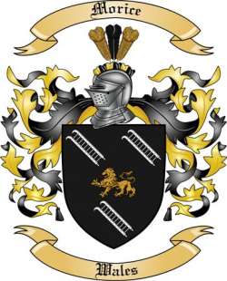 Morice Family Crest from Wales2