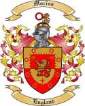 Moriss Family Crest from Wales