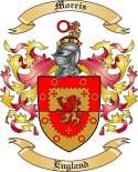 Morris Family Crest from England