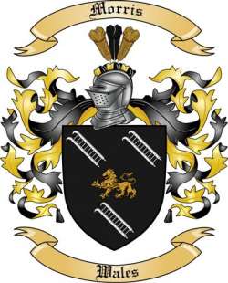 Morris Family Crest from Wales2