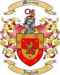 Morriss Family Crest from Wales