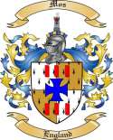 Mos Family Crest from England