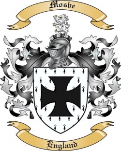Mosbe Family Crest from England