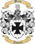 Mosbe Family Crest from England