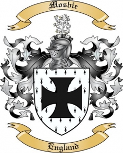Mosbie Family Crest from England