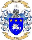 Mottoletti Family Crest from Italy