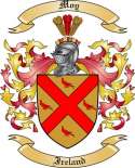Moy Family Crest from Ireland