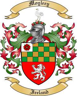 Moylery Family Crest from Ireland