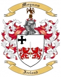 Moynan Family Crest from Ireland