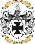 Mozbe Family Crest from England