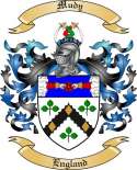 Mudy Family Crest from England