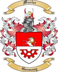 Mueler Family Crest from Germany