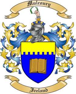 Mulconry Family Crest from Ireland