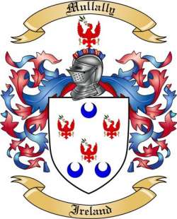 Mullally Family Crest from Ireland