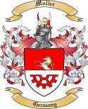 Muller Family Crest from Germany
