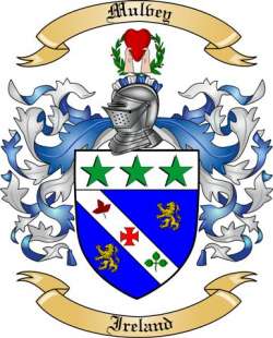 Mulvey Family Crest from Ireland