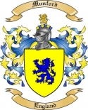 Munford Family Crest from England2