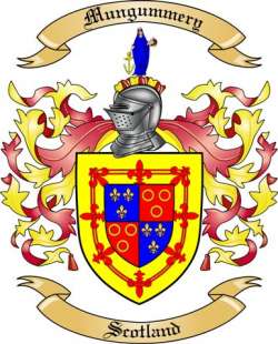 Mungummery Family Crest from Scotland