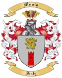 Muoio Family Crest from Italy