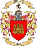Murello Family Crest from Italy