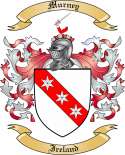 Murney Family Crest from Ireland