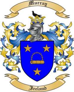 Murray Family Crest from Ireland