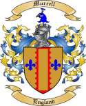 Murrell Family Crest from England