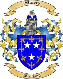 Murrey Family Crest from Scotland