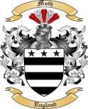 Muth Family Crest from England
