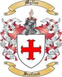 Myllar Family Crest from Scotland