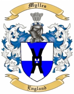 Mylles Family Crest from England