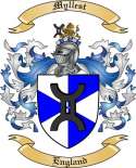 Myllest Family Crest from England