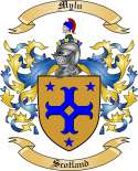 Myln Family Crest from Scotland