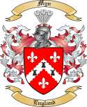 Myn Family Crest from England