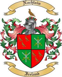Nachtain Family Crest from Ireland