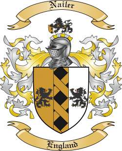 Nailer Family Crest from England